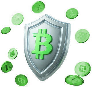 Two-factor authentication padlock alongside cold storage security
